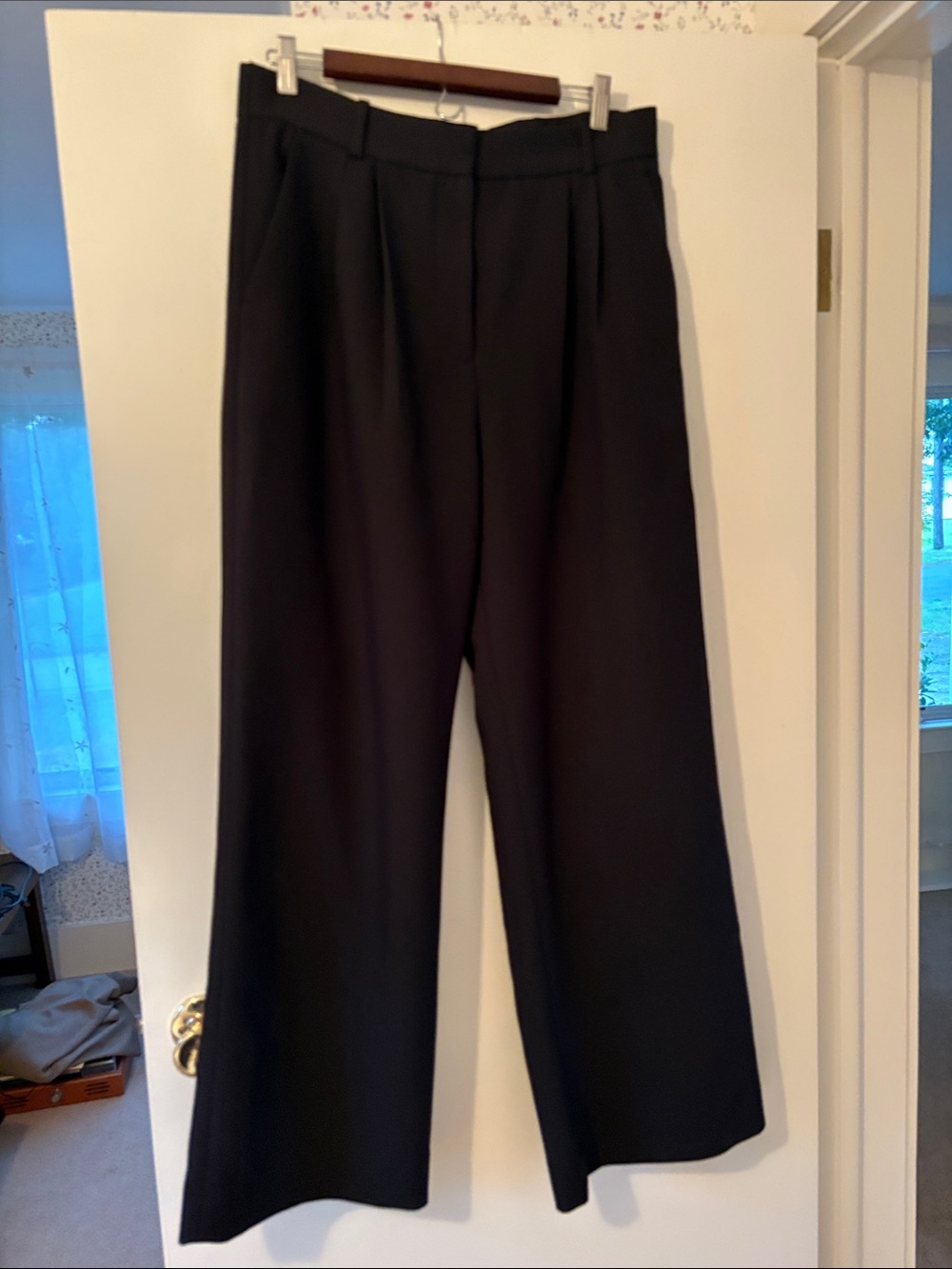 Abercrombie & Fitch Sloane Wide Leg Tailored Pants